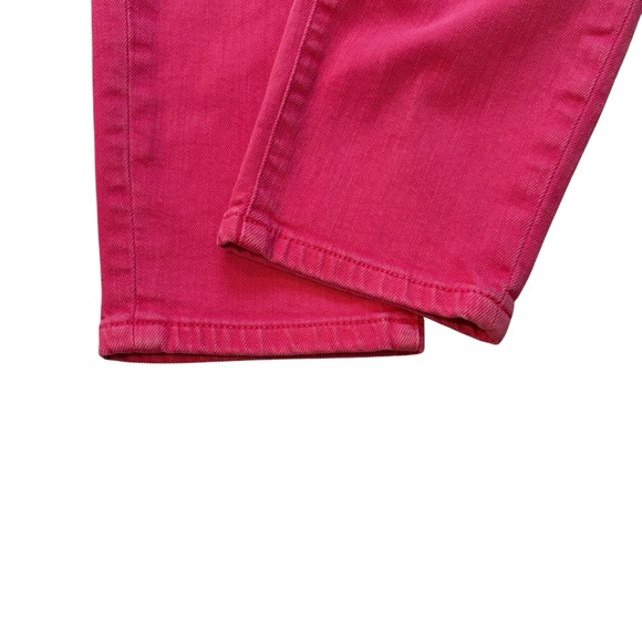 Pilcro & The Letterpress Mid Rise Skinny Stet Pink Jeans, Sz 32 - Picture 12 of 15